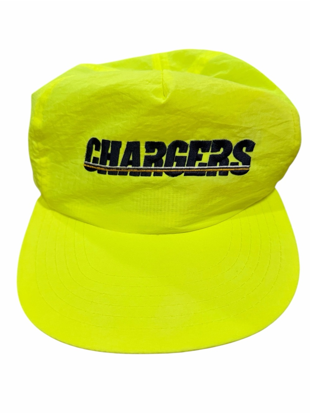 Vintage San Diego Chargers Neon Yellow Cap
